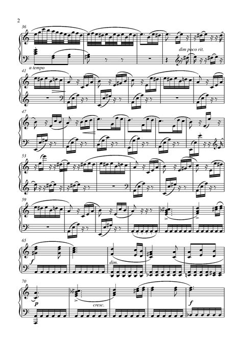 beethoven fur elise original sheet music